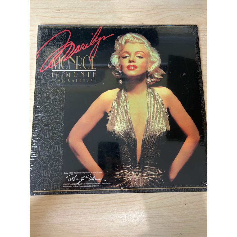 Vintage Marilyn Monroe 1996 16 Month Wall Calendar Portal Publications Sealed